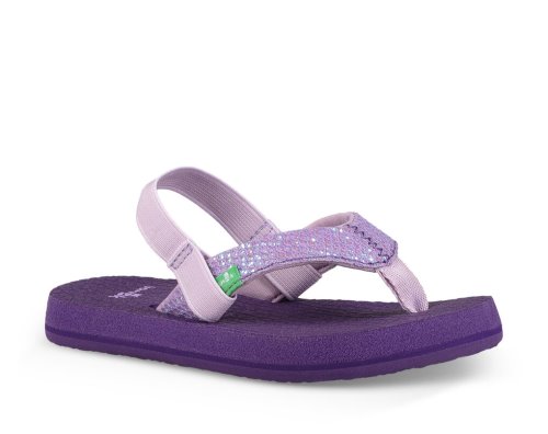 Sandale Sanuk Yoga Glitter Enfant - Violette YDXHFK840